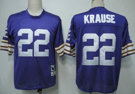 Paul Krause Minnesota Vikings purple Throwback jersey