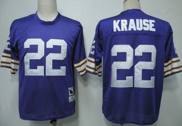 Paul Krause Minnesota Vikings purple Throwback jersey