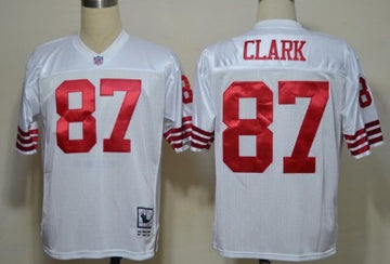 Dwight Clark San Francisco 49ers white Throwback jersey