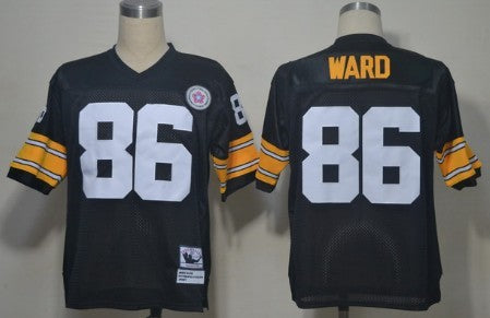 Hines Ward Pittsburgh Steelers black Throwback jersey