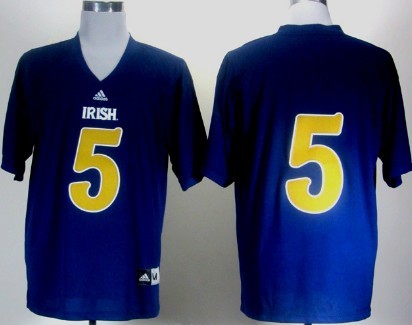 Everett Golson Notre Dame Fighting Irish navy jersey