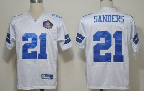 Deion Sanders Dallas Cowboys white jersey