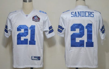 Deion Sanders Dallas Cowboys white jersey