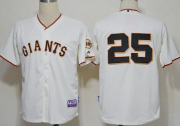 Barry Bonds San Francisco Giants cream jersey