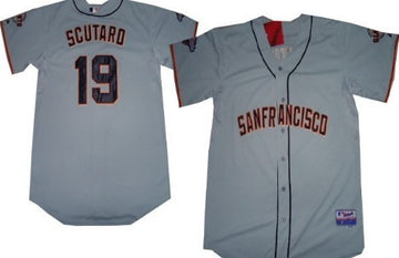 Marco Scutaro San Francisco Giants gray jersey