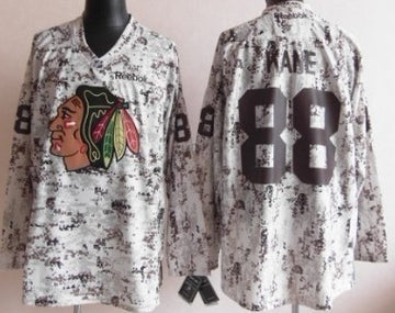 Patrick Kane Chicago Blackhawks white Camo jersey
