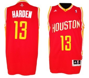 James Harden Revolution Houston Rockets red jersey