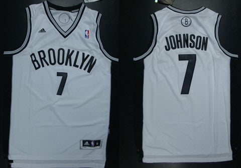 Joe Johnson Revolution Brooklyn Nets white jersey