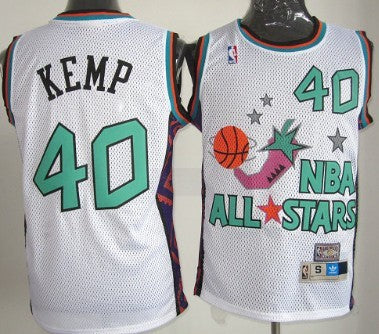 NBA All-Star white Throwback jersey