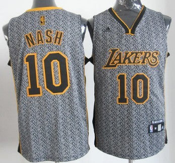 Steve Nash Los Angeles Lakers gray Fashion Static jersey