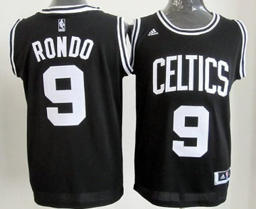 Rajon Rondo Boston Celtics black Authentic jersey
