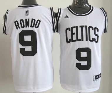 Rajon Rondo Boston Celtics white Authentic jersey