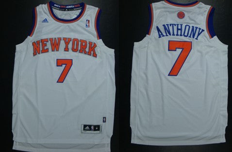 Carmelo Anthony Revolution New York Knicks white jersey