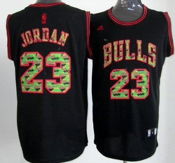 Michael Jordan Chicago Bulls black Fashion jersey