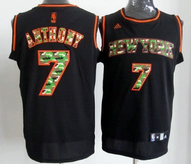Carmelo Anthony New York Knicks black Fashion jersey