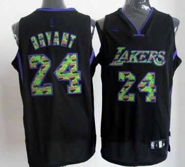 Kobe Bryant Los Angeles Lakers black Fashion jersey