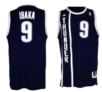 Serge Ibaka Revolution Oklahoma City Thunder blue jersey