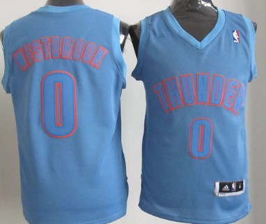 Russell Westbrook Revolution Oklahoma City Thunder blue jersey