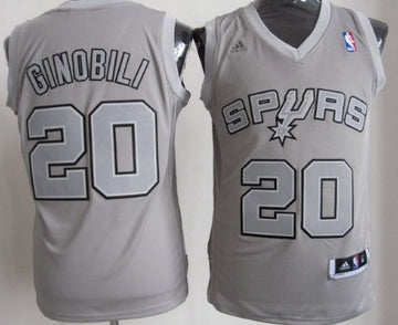Manu Ginobili Revolution San Antonio Spurs gray jersey