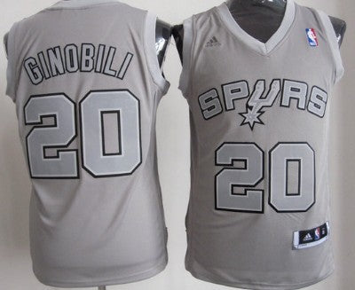 Manu Ginobili Revolution San Antonio Spurs gray jersey