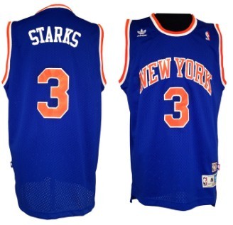 John Starks New York Knicks blue Throwback jersey
