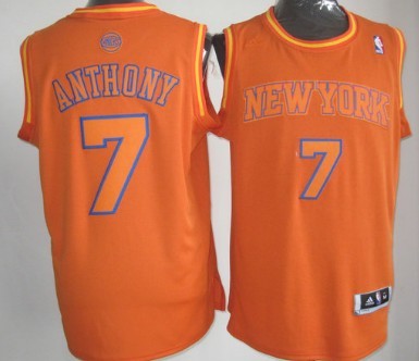 Carmelo Anthony Revolution New York Knicks orange jersey