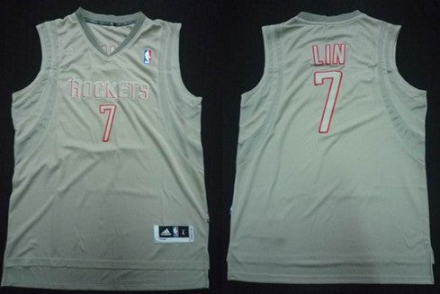 Jeremy Lin Revolution Houston Rockets gray jersey