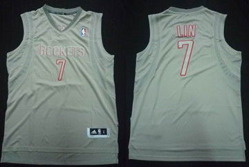 Jeremy Lin Revolution Houston Rockets gray jersey