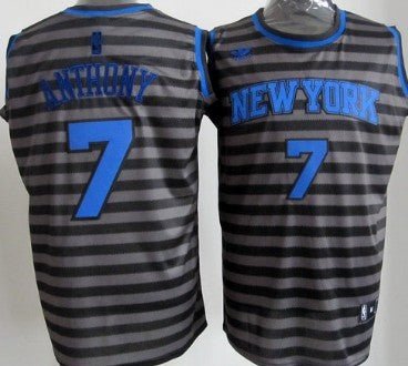 Carmelo Anthony New York Knicks gray jersey