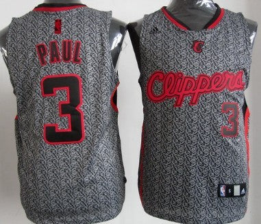 Chris Paul Los Angeles Clippers gray Fashion Static jersey