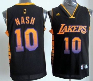Steve Nash Los Angeles Lakers black Fashion jersey