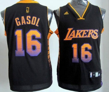 Paul Gaslo Los Angeles Lakers black Fashion jersey