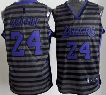Kobe Bryant Los Angeles Lakers gray jersey