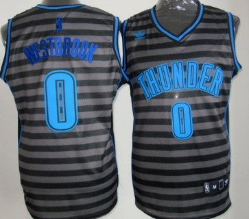 Russell Westbrook Oklahoma City Thunder gray jersey