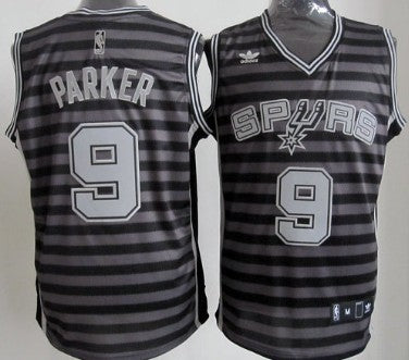 Tony Parker San Antonio Spurs gray jersey