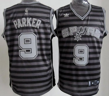 Tony Parker San Antonio Spurs gray jersey