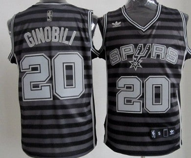 Manu Ginobili San Antonio Spurs gray jersey