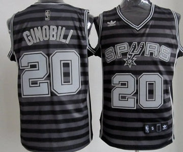 Manu Ginobili San Antonio Spurs gray jersey