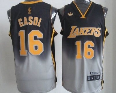 Paul Gaslo Los Angeles Lakers black Fashion jersey