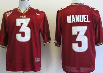 E.J. Manuel Florida State Seminoles red jersey