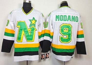 Mike Modano Dallas Stars white Throwback jersey