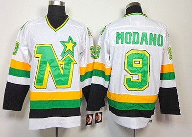 Mike Modano Dallas Stars white Throwback jersey