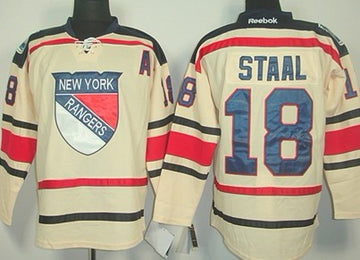 Marc Staal New York Rangers cream Winter Classic jersey