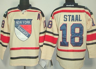 Marc Staal New York Rangers cream Winter Classic jersey
