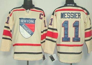 Mark Messier New York Rangers cream Winter Classic jersey