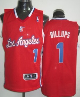 Chauncey Billups Los Angeles Clippers red jersey