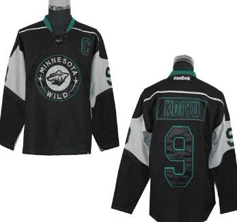 Mikko Koivu Minnesota Wild black jersey