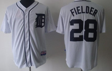 Prince Fielder Detroit Tigers white jersey