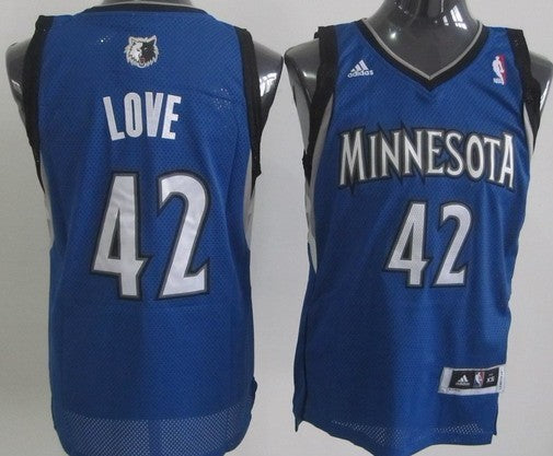 Kevin Love Minnesota Timberwolves blue jersey