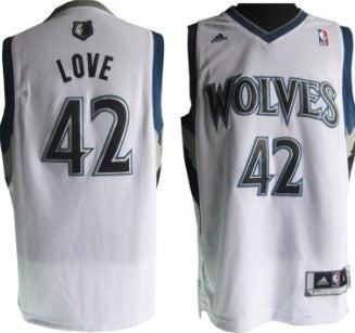 Kevin Love Revolution Minnesota Timberwolves white jersey